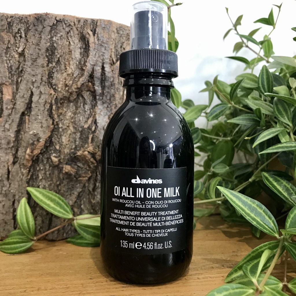 Dưỡng chất chăm sóc, ngăn rối, làm mềm mượt tóc OI ALL IN ONE MILK Davines 135ml | Shopee Việt Nam