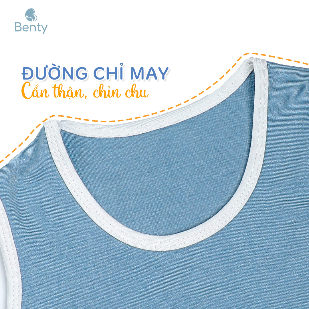 Mô tả Ba lỗ in hình gấu cute BENTY BT071 thoáng mát, ba lỗ hè thoải mái cho bé vận động - 5