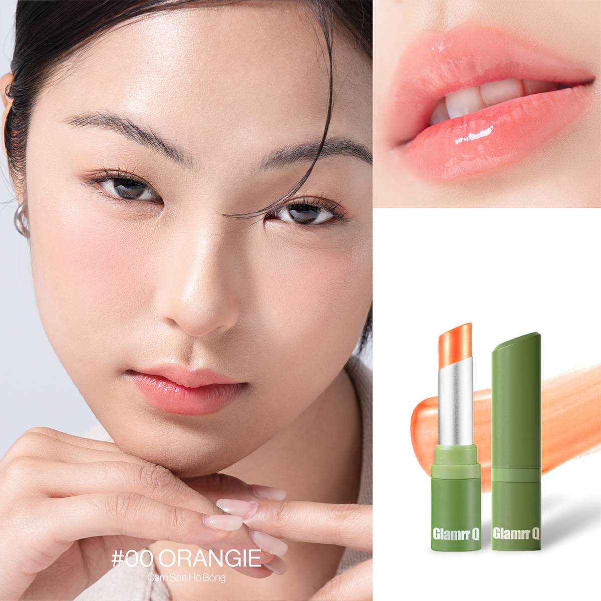 Mô tả Siêu Son Dưỡng Có Màu Thuần Chay Môi Nhạy Cảm Glamrr Q Vegan Super Lip Balm (4.5g) - 7