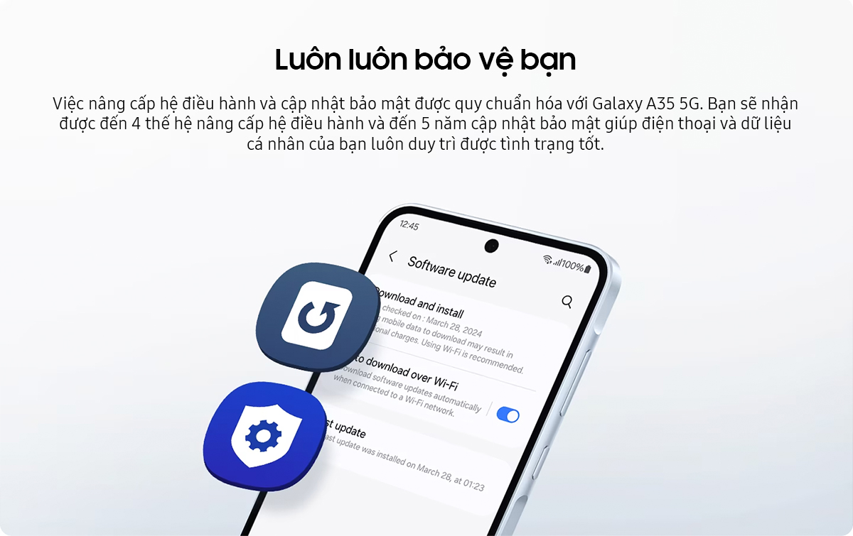 Mô tả Điện Thoại Samsung Galaxy A35 8GB/128GB - 12