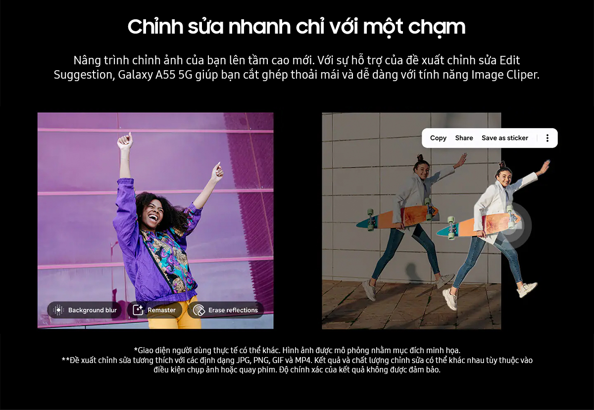 Mô tả Điện Thoại Samsung Galaxy A55 8GB/128GB - 7