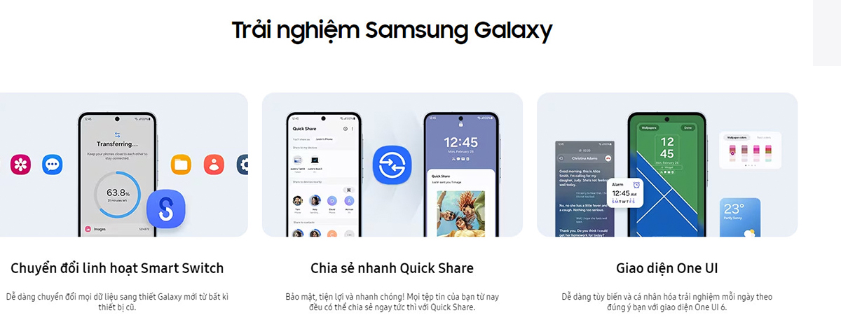 Mô tả Điện Thoại Samsung Galaxy A55 8GB/128GB - 12