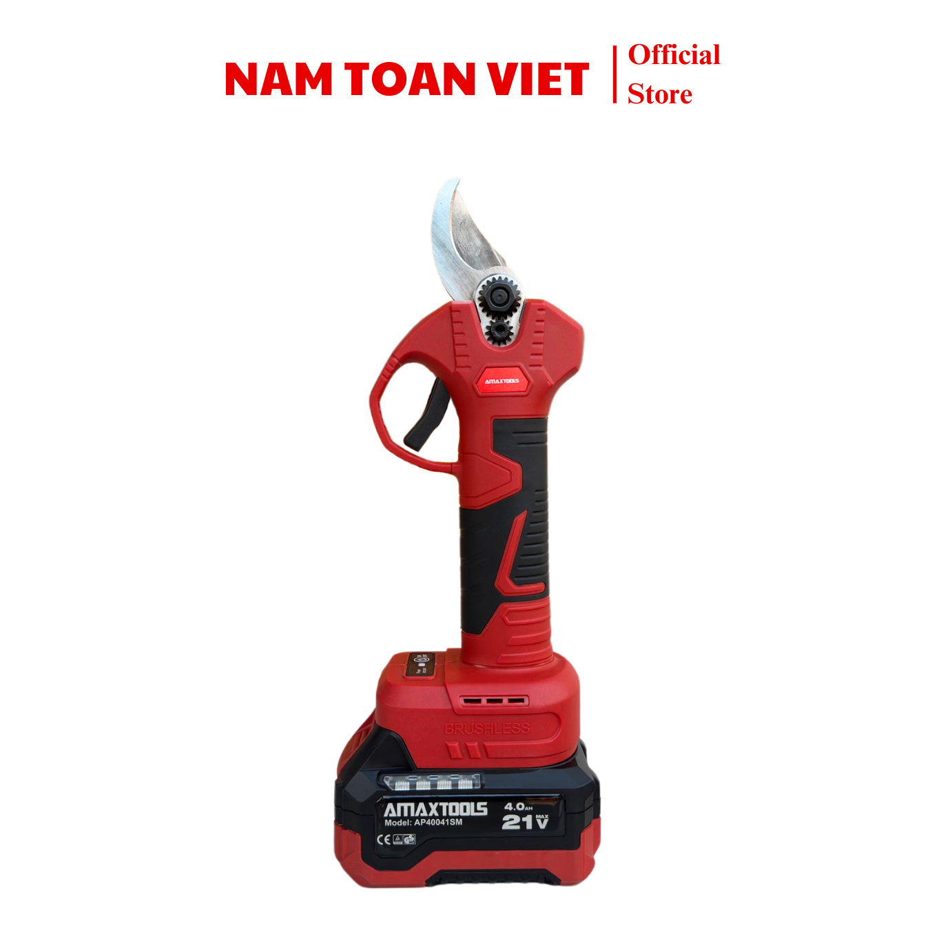 Kéo cắt cành dùng pin Amaxtools AKCC-25SM | Shopee Việt Nam