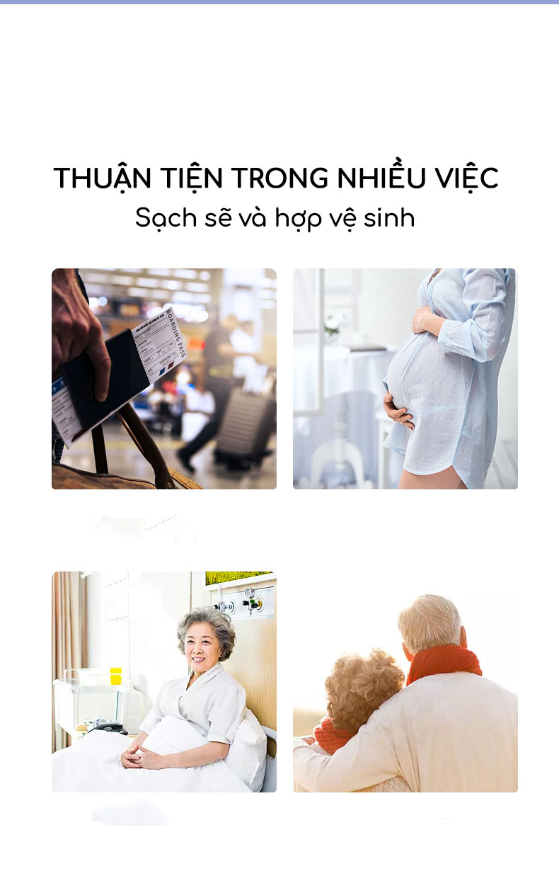 Mô tả Miếng giấy lót toilet tự phân hủy SPORTY chống thấm nước, dính chắc chắn, nhỏ gọn, tiện dụng. - 2
