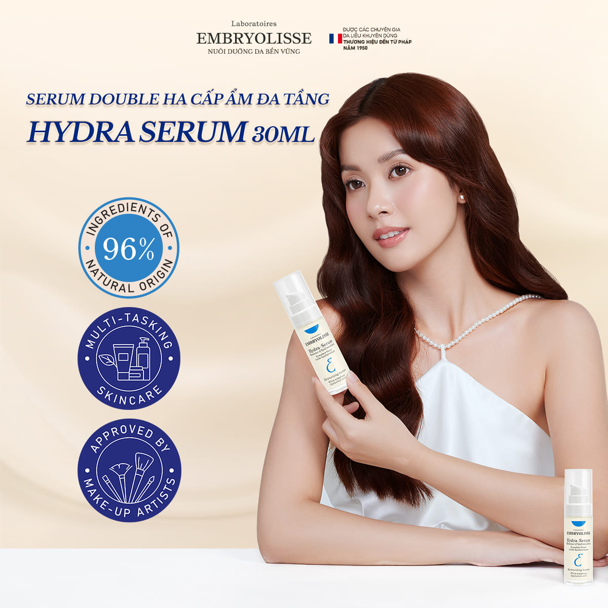 Mô tả Serum double HA cấp ẩm đa tầng Embryolisse Hydra Serum 30ml - 1