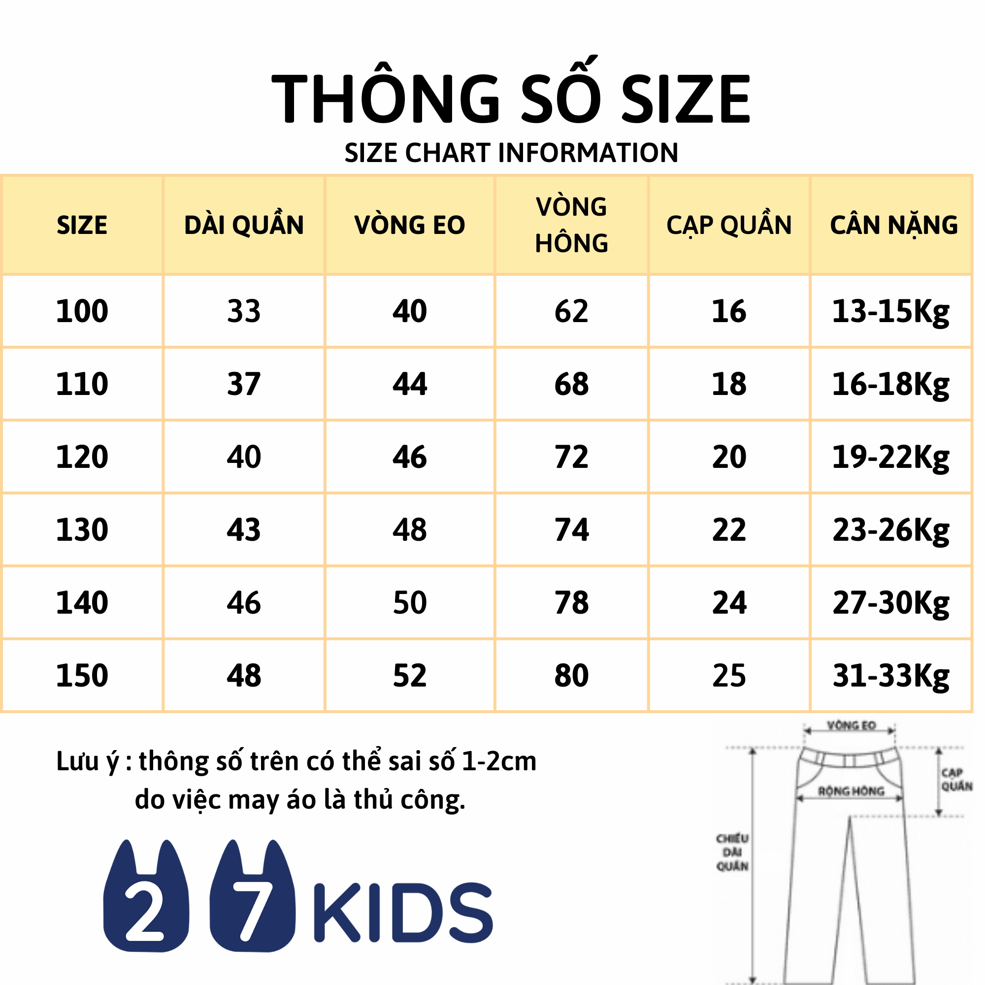 Mô tả Quần short jean bé trai 27Kids KACADY Quần đùi bò mềm lưng chun nam cho trẻ từ 2-10 tuổi BSJE3 - 1