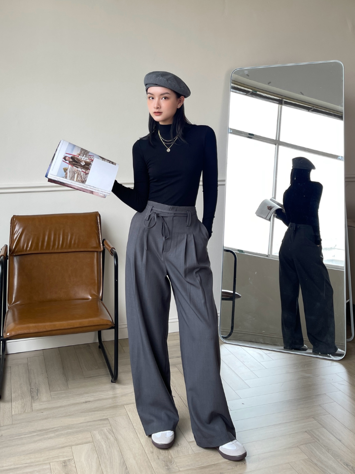 ảnh 3 sản phẩm quần suông ống rộng 