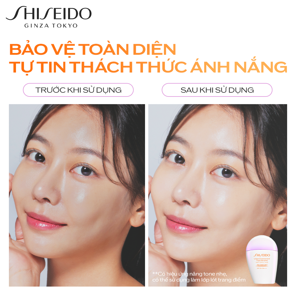 Mô tả Sữa chống nắng dưỡng da Shiseido GSC Urban Emulsion SPF50+ PA++++ 30ml - 4