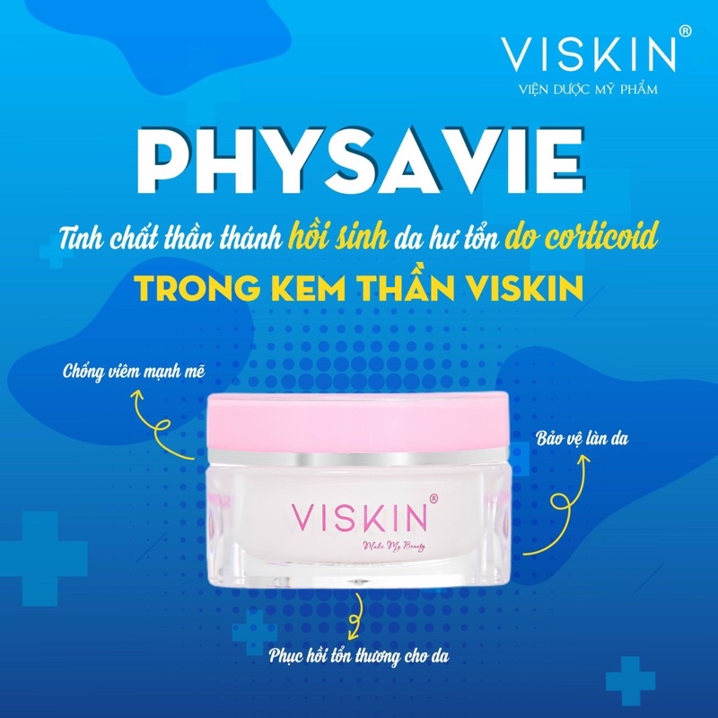 Mô tả Kem dưỡng trắng hỗ trợ phục hồi da VISKIN - 30g [CHÍNH HÃNG] - 1