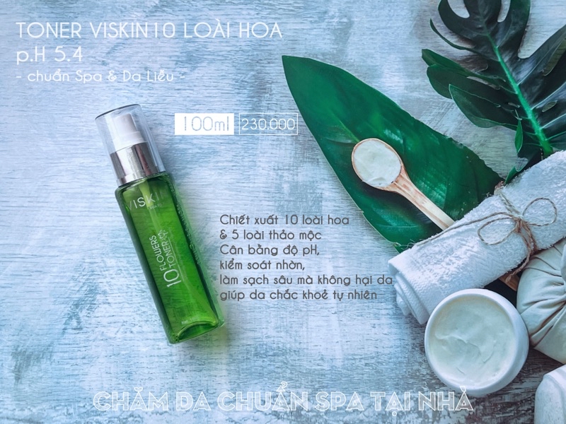 Mô tả Toner 10 loài hoa VISKIN - 100ml [CHÍNH HÃNG] - 2