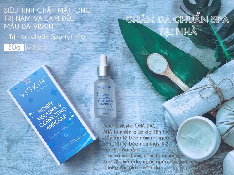 Mô tả Siêu tinh chất làm mờ nám và đều màu da VISKIN - 30g [CHÍNH HÃNG] - 2