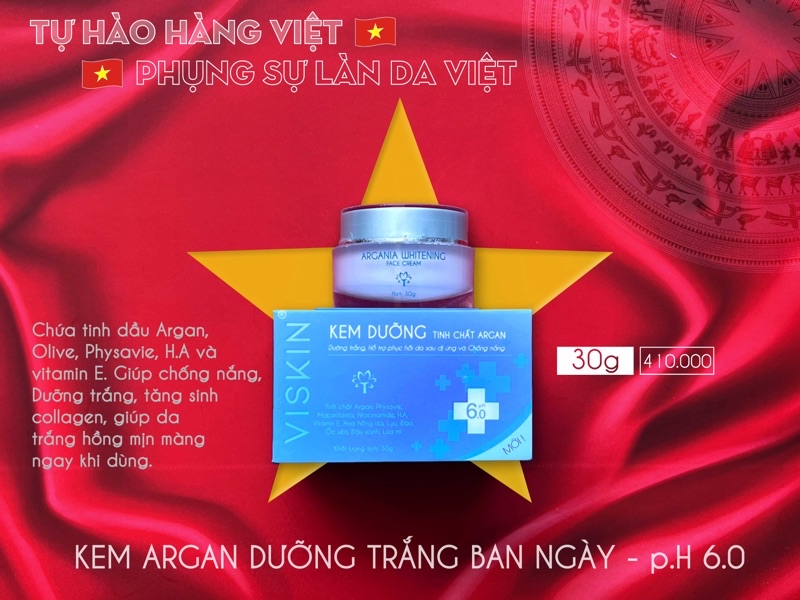 Mô tả Kem dưỡng trắng VISKIN tinh chất Argan - 30g [CHÍNH HÃNG] - 3