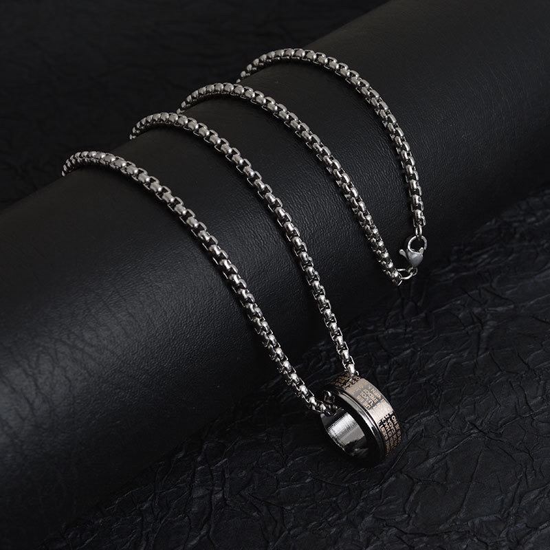 Vòng cổ dây chuyền nam nữ bạc đẹp hình chữ thập đính đá nhẫn gấu dây mắt xích phụ kiện trang sức thời trang dáng dài