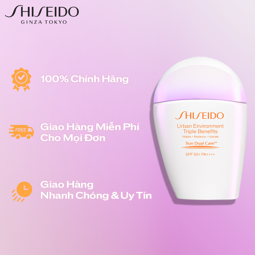 Mô tả Sữa chống nắng dưỡng da Shiseido GSC Urban Emulsion SPF50+ PA++++ 30ml - 6