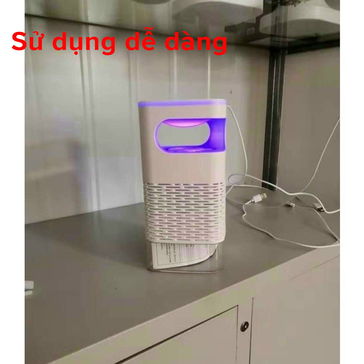 Mô tả Đèn Bắt Muỗi Tia UV Cao Cấp, Máy Bắt Muỗi Diệt Côn Trùng Thông Minh Có Quạt Hút Cổng USB Chính Hãng Amalife - Mã BM01 - 9