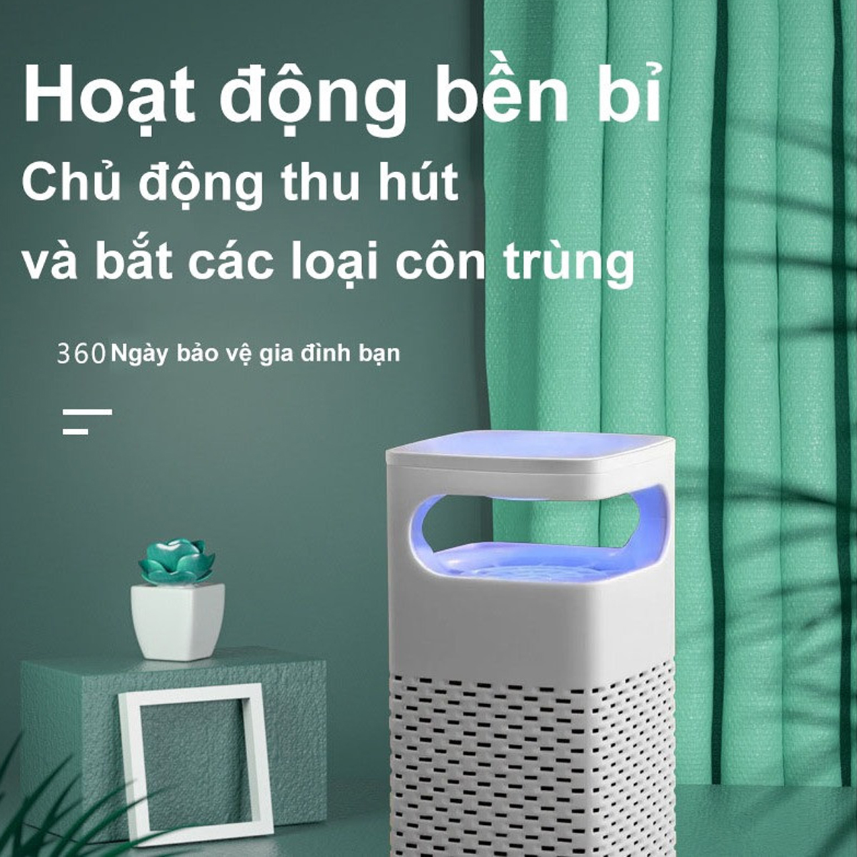 Mô tả Đèn Bắt Muỗi Tia UV Cao Cấp, Máy Bắt Muỗi Diệt Côn Trùng Thông Minh Có Quạt Hút Cổng USB Chính Hãng Amalife - Mã BM01 - 11