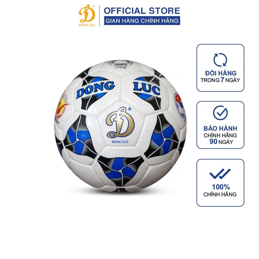 Mô tả Quả bóng đá Động Lực UCV 3.05 size 5, bóng đá chính hãng tặng kèm phụ kiện kim bơm, lưới đựng - 3
