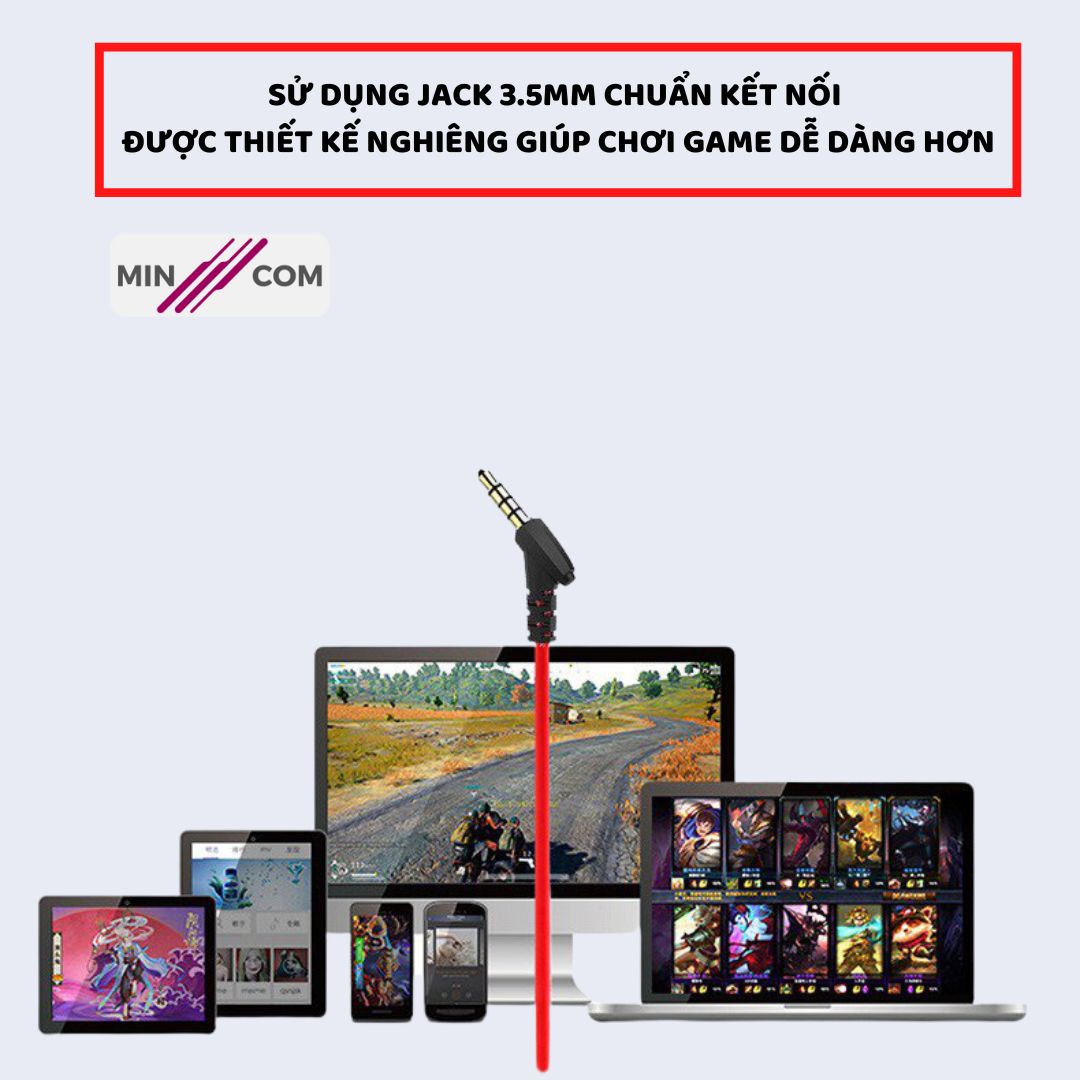 Tai Nghe Nhét Tai Gaming MinCom GH5 Chuyên Game ZIYOU Có Micro Rời Thu ...