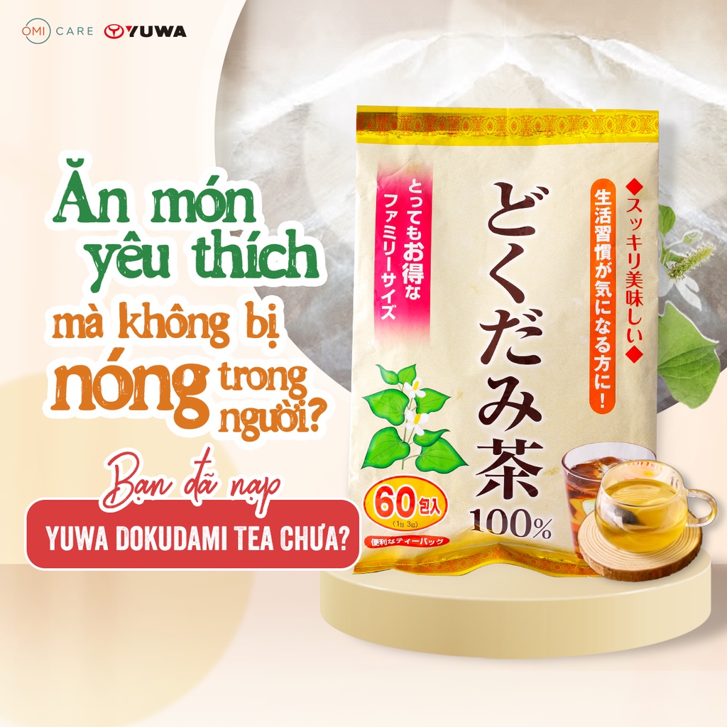 Trà Diếp Cá Yuwa 100% Lá Diếp Cá Giải Nhiệt Yuwa Dokudami Tea 100% ...