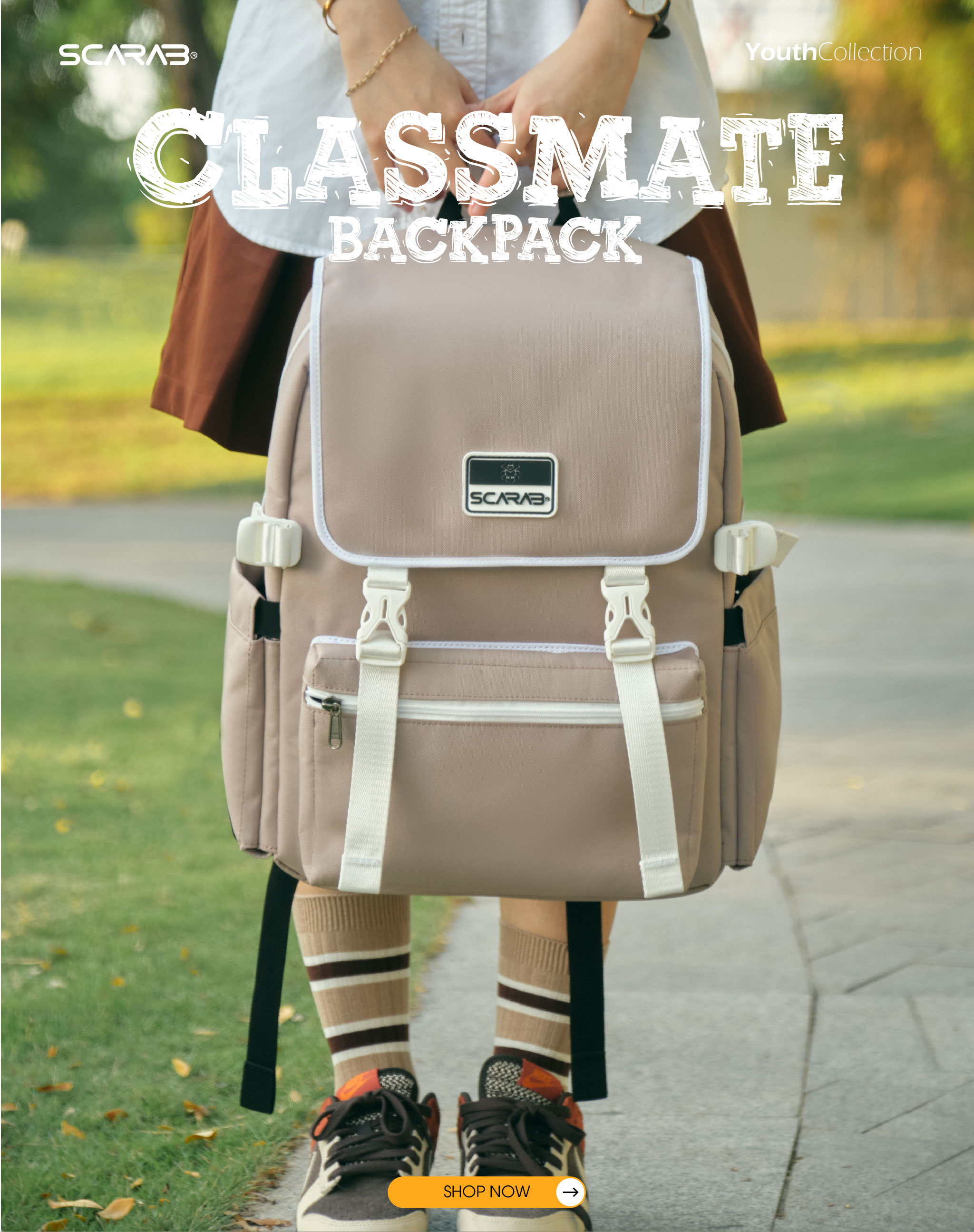 Scarab Classmate Backpack - Mặt trước