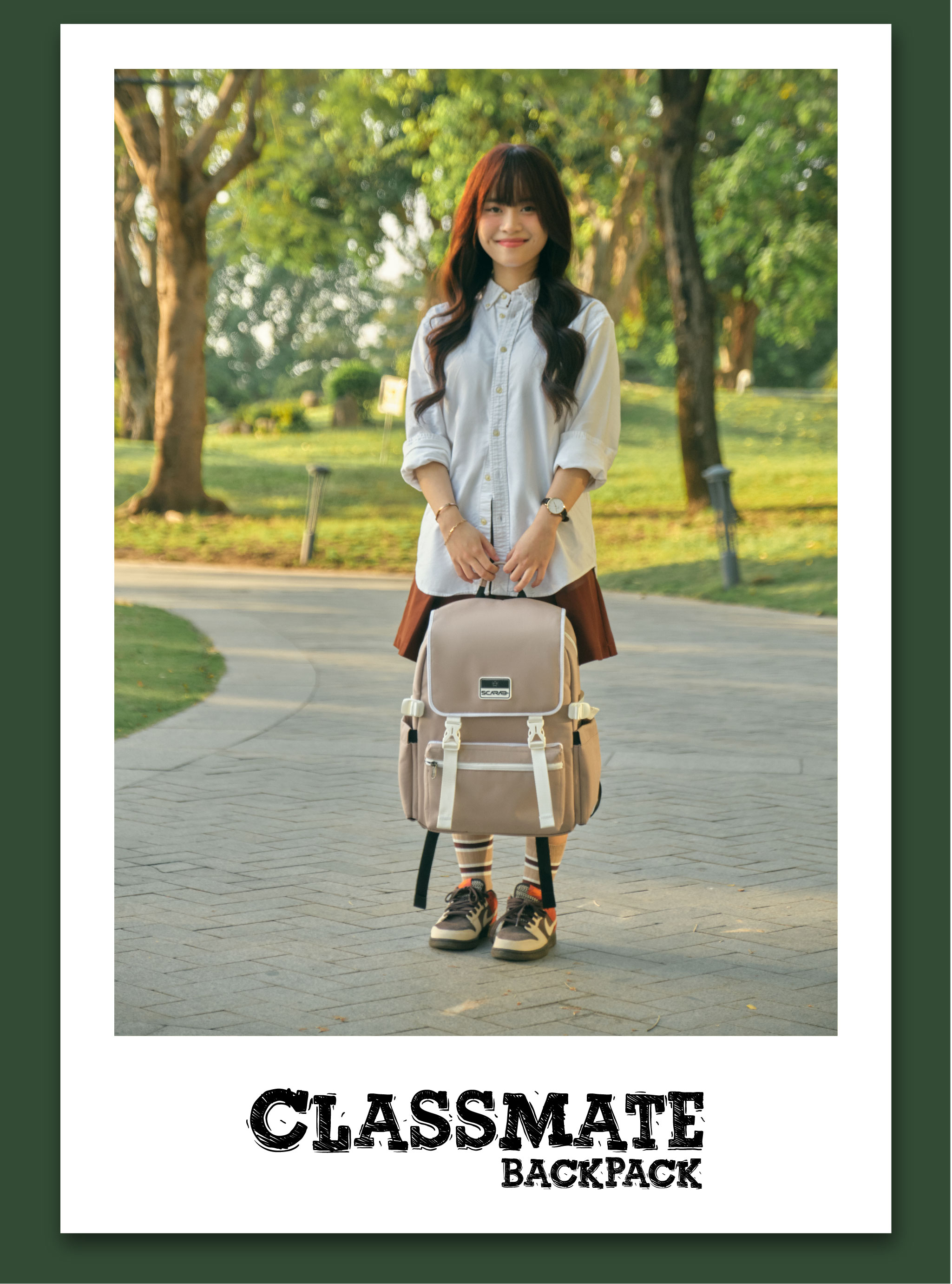 Scarab Classmate Backpack - Cấu trúc bên trong