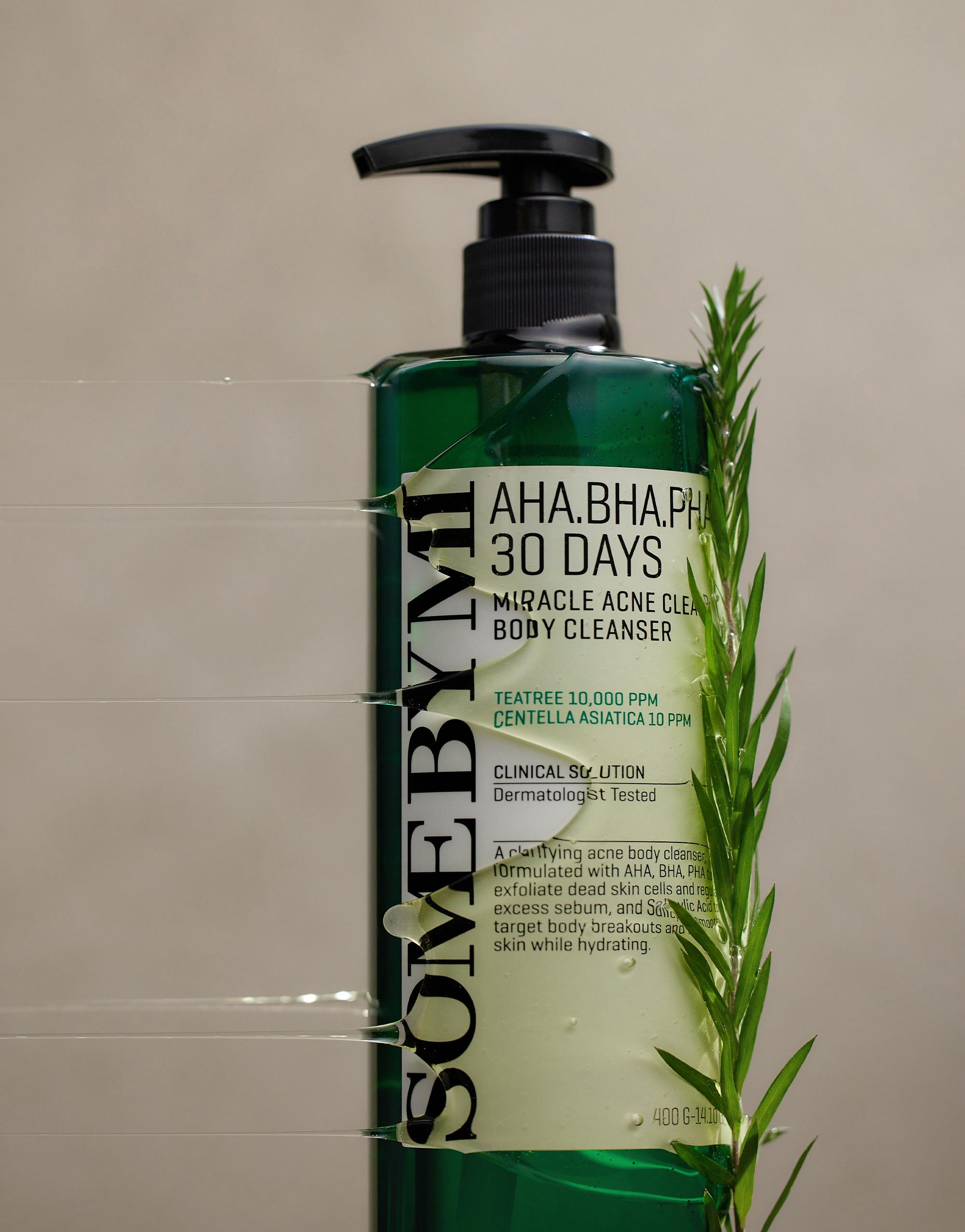 Mô tả Sữa Tắm Giảm Mụn Lưng AHA BHA PHA 30 Days Miracle Acne Clear Body Cleanser Some By Mi 400g - 2
