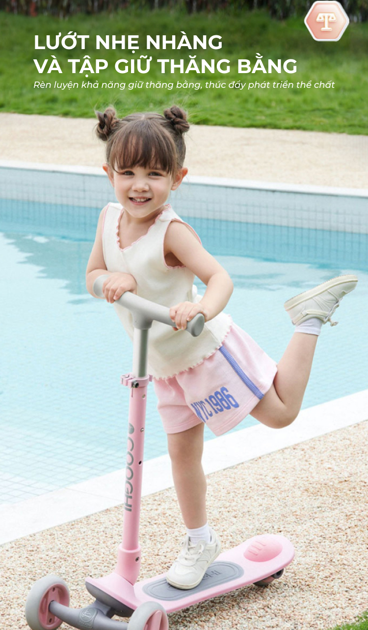 Xe trượt scooter Cooghi Q1 gấp gọn