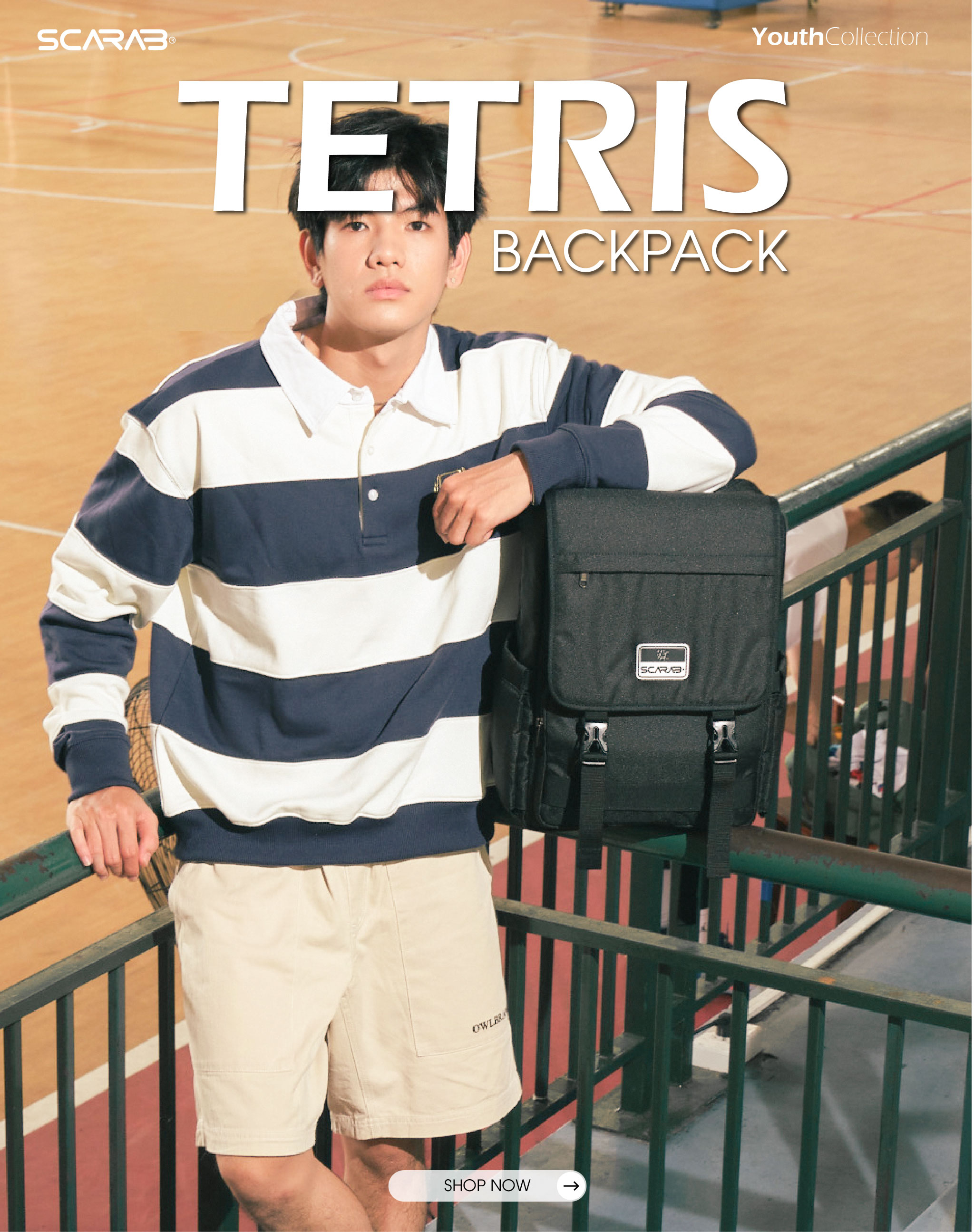Mô tả Balo Scarab Tetris Backpack Unisex - Ba lô Đi Học, Đi Làm Vừa Laptop 15.6inch - 1