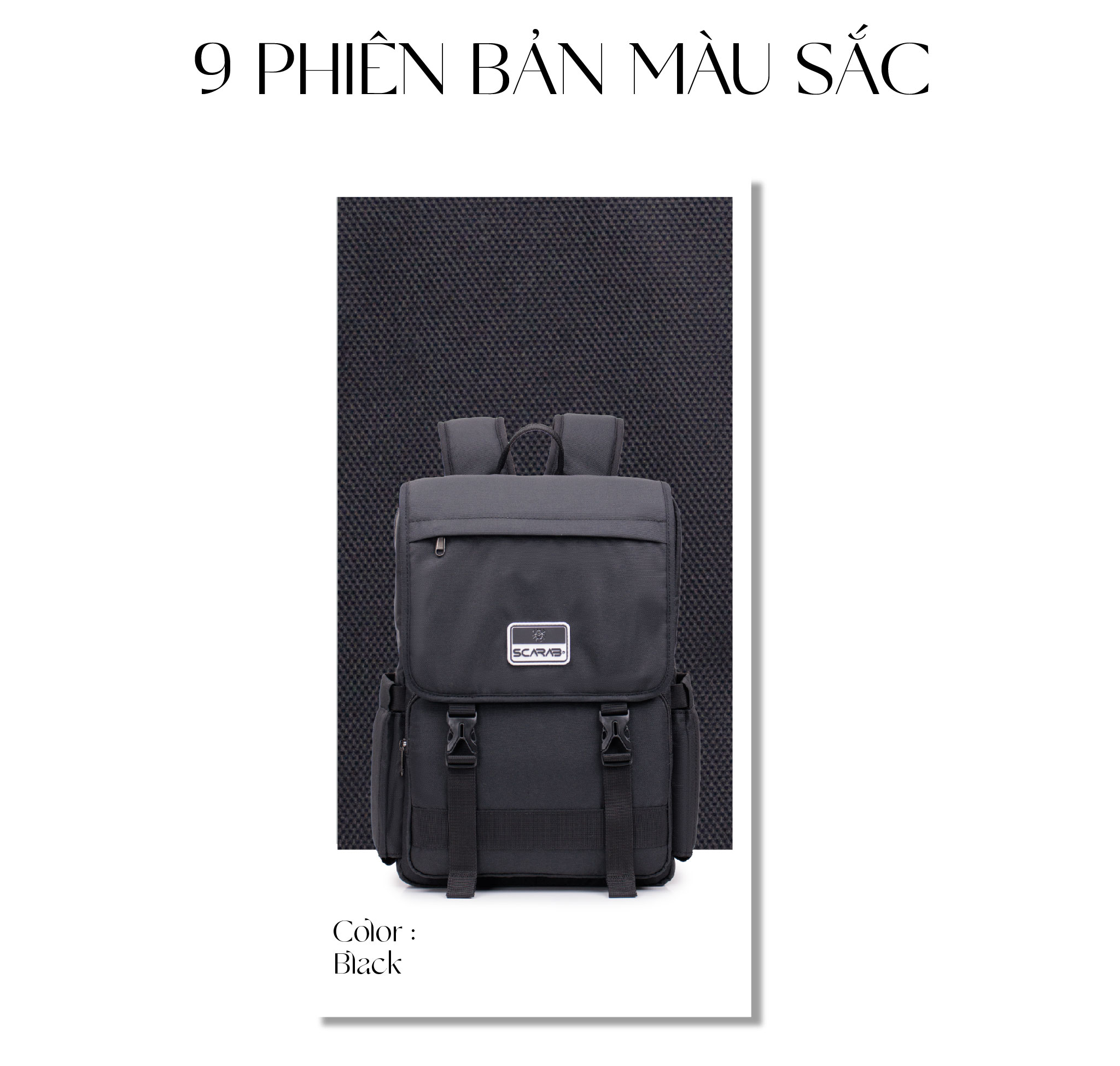 Mô tả Balo Scarab Tetris Backpack Unisex - Ba lô Đi Học, Đi Làm Vừa Laptop 15.6inch - 5