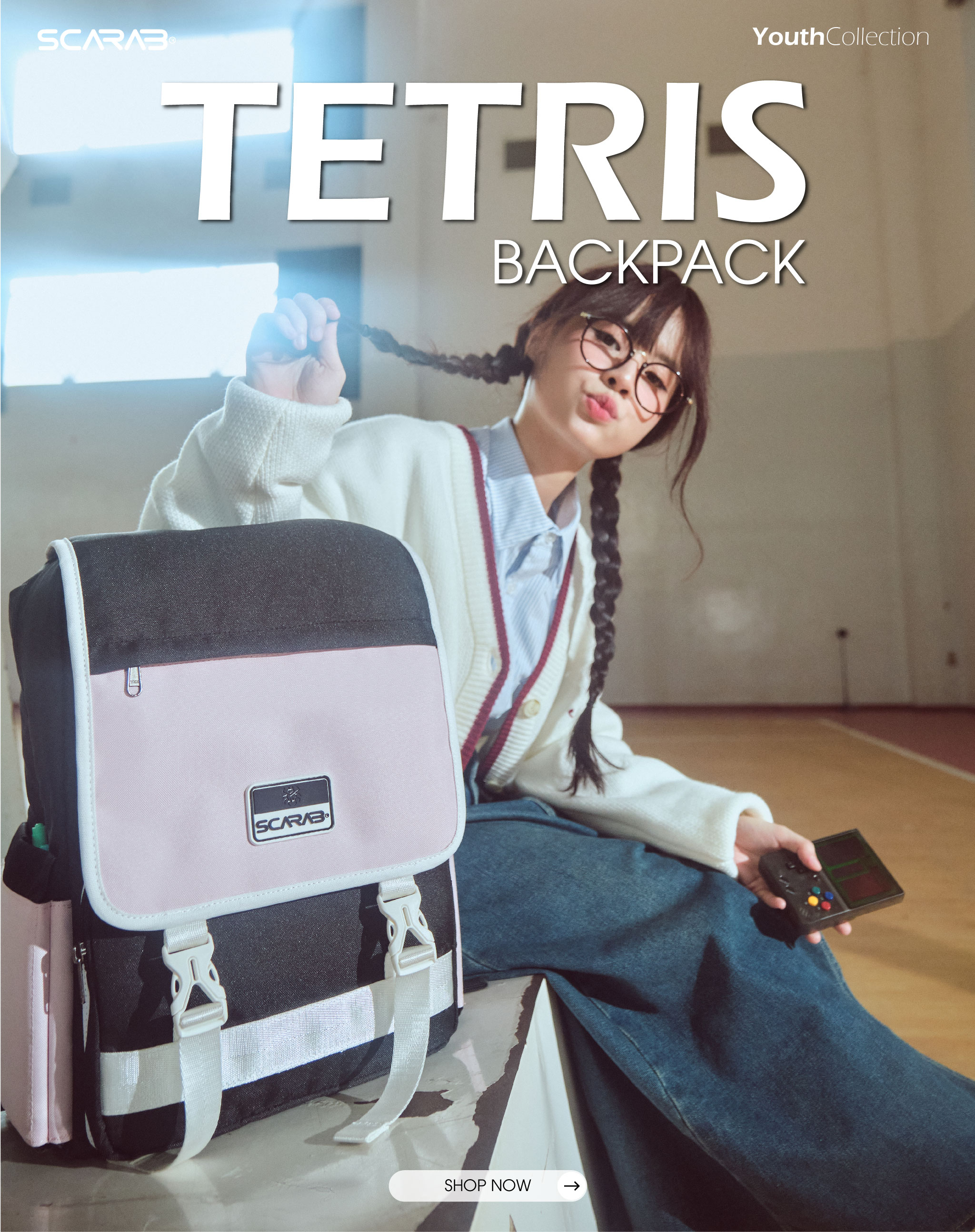 Mô tả Balo Scarab Tetris Backpack Unisex - Ba lô Đi Học, Đi Làm Đựng Vừa Laptop 15.6inch - 1