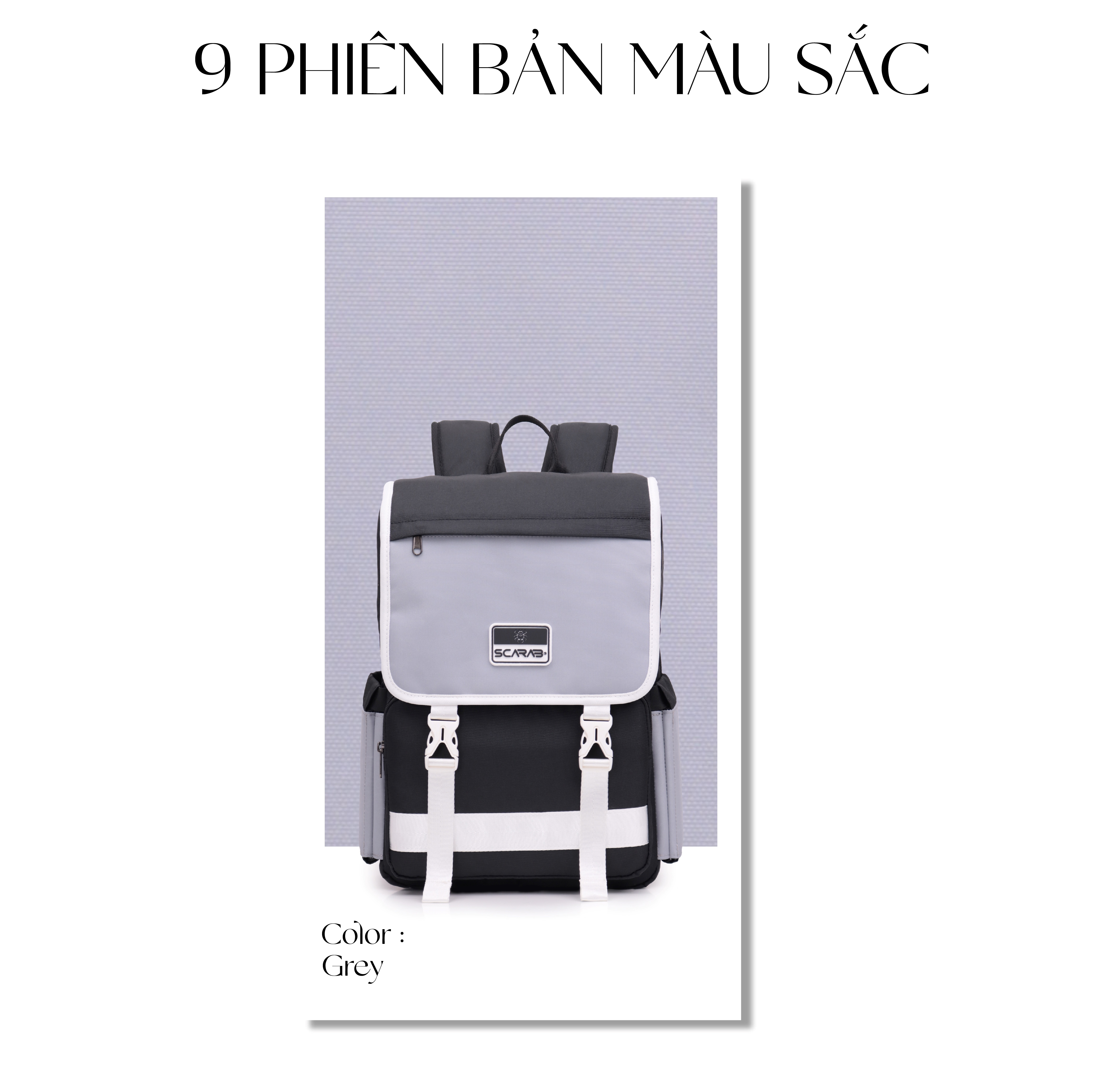 Mô tả Balo Scarab Tetris Backpack Unisex - Ba lô Đi Học, Đi Làm Đựng Laptop 15.6 Inch - 5