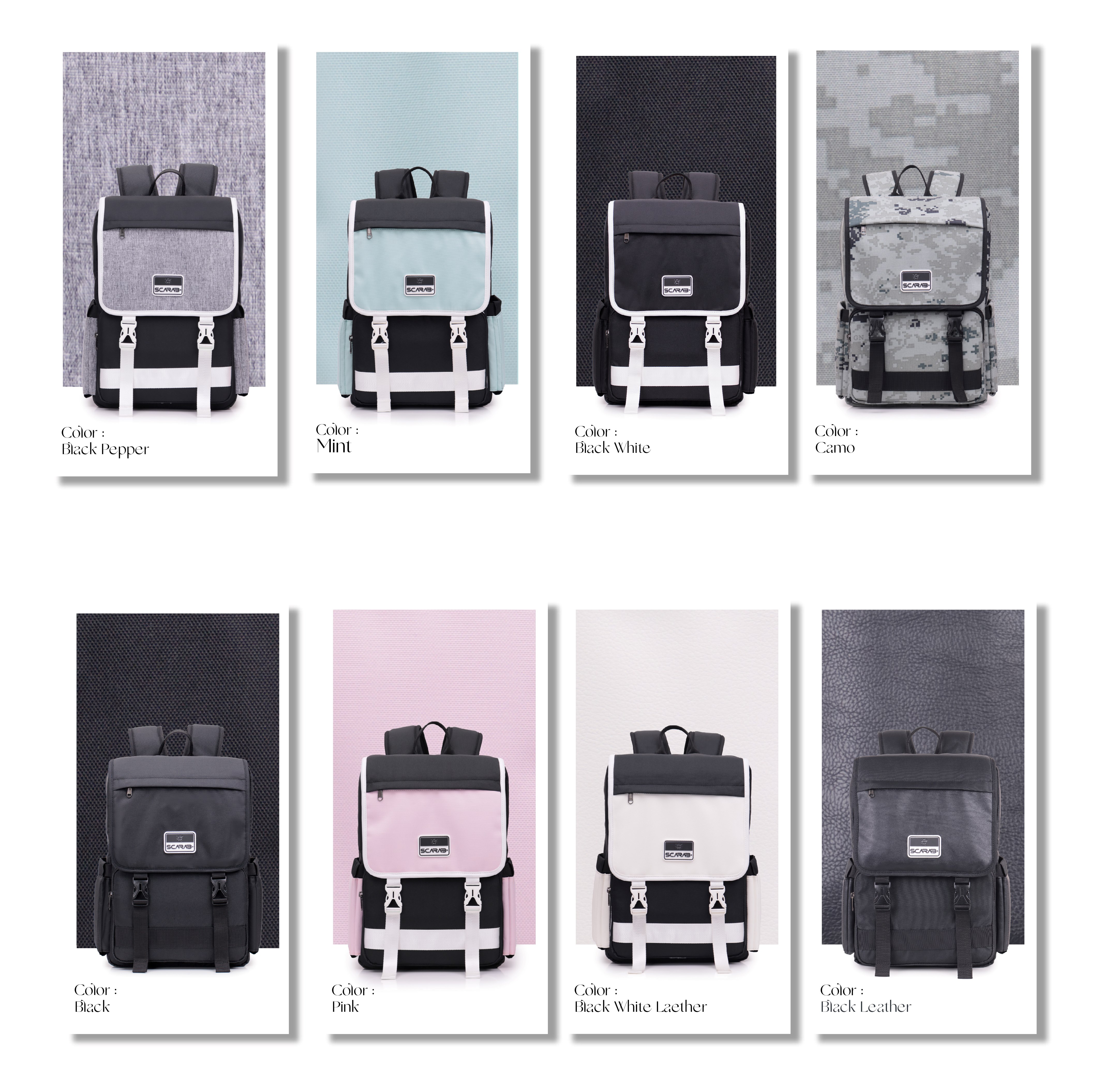 Mô tả Balo Scarab Tetris Backpack Unisex - Ba lô Đi Học, Đi Làm Đựng Laptop 15.6 Inch - 6