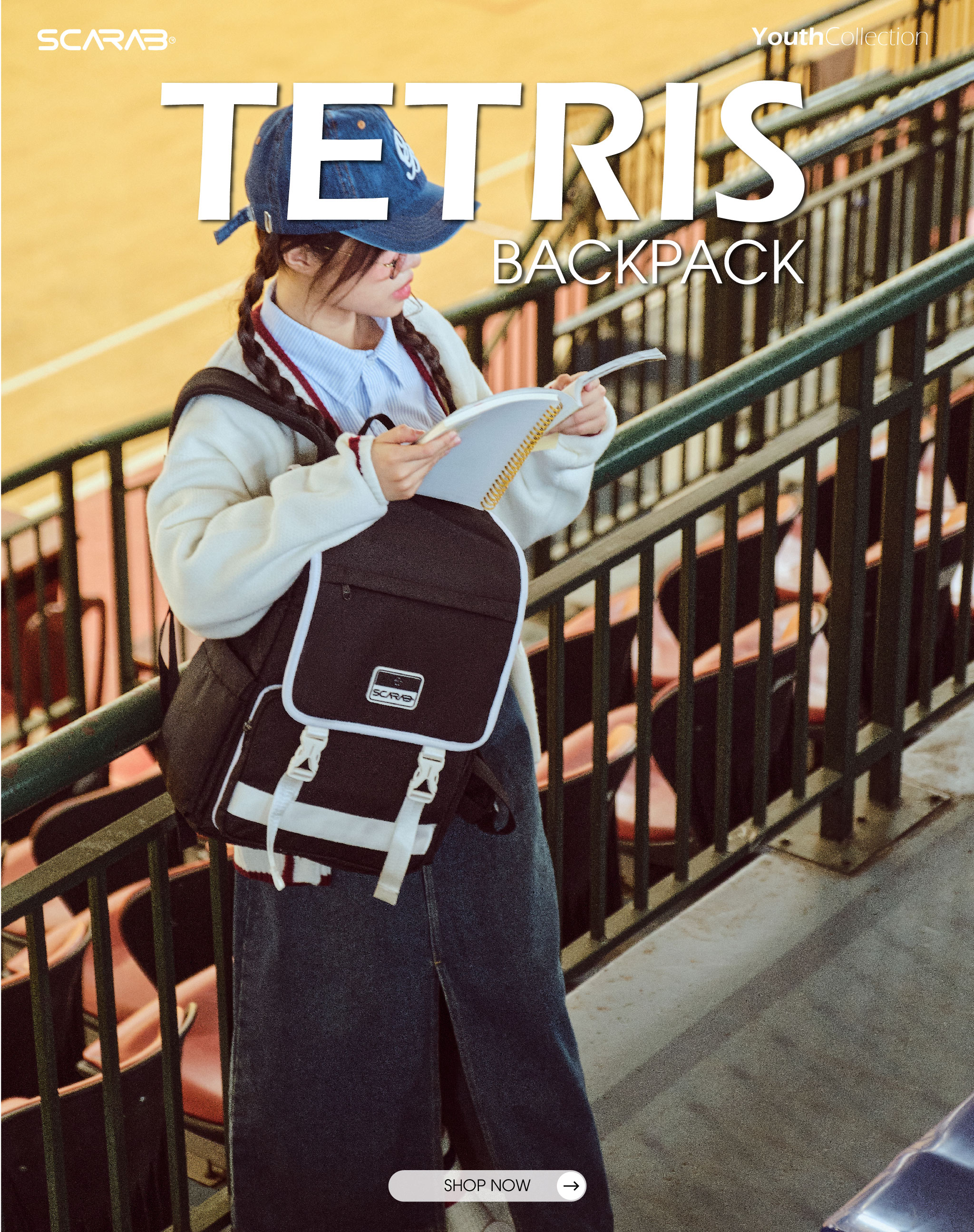 Mô tả Balo Scarab Tetris Backpack Unisex - Ba lô Đi Học, Đi Làm Unisex Đựng Vừa Laptop 15.6 inch - 1