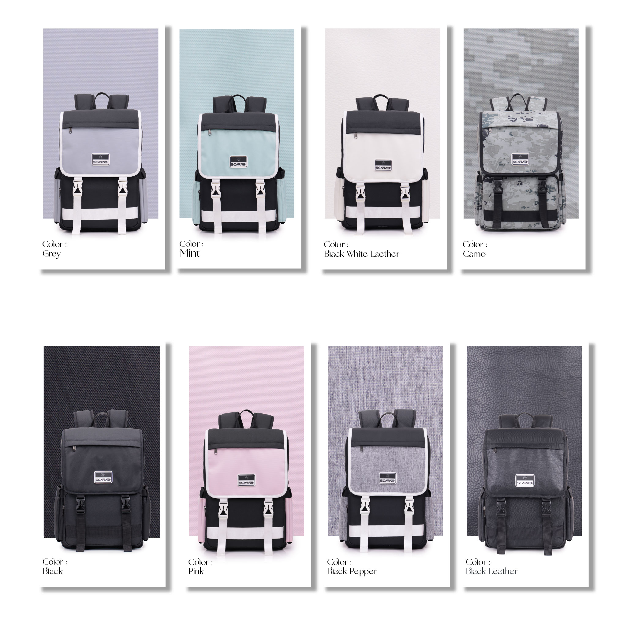Mô tả Balo Scarab Tetris Backpack Unisex - Ba lô Đi Học, Đi Làm Unisex Đựng Vừa Laptop 15.6 inch - 6