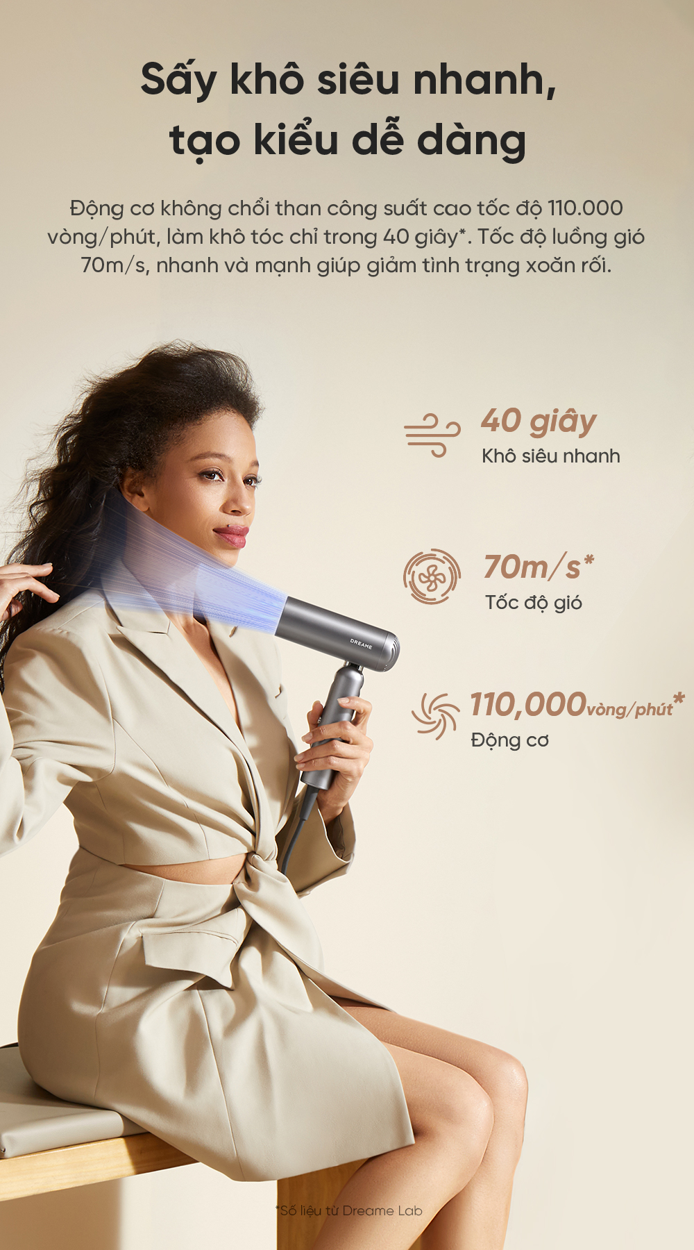 Mô tả Máy sấy và tạo kiểu gấp gọn Dreame Pocket - Hàng chính hãng - Bảo hành 24 tháng - 4