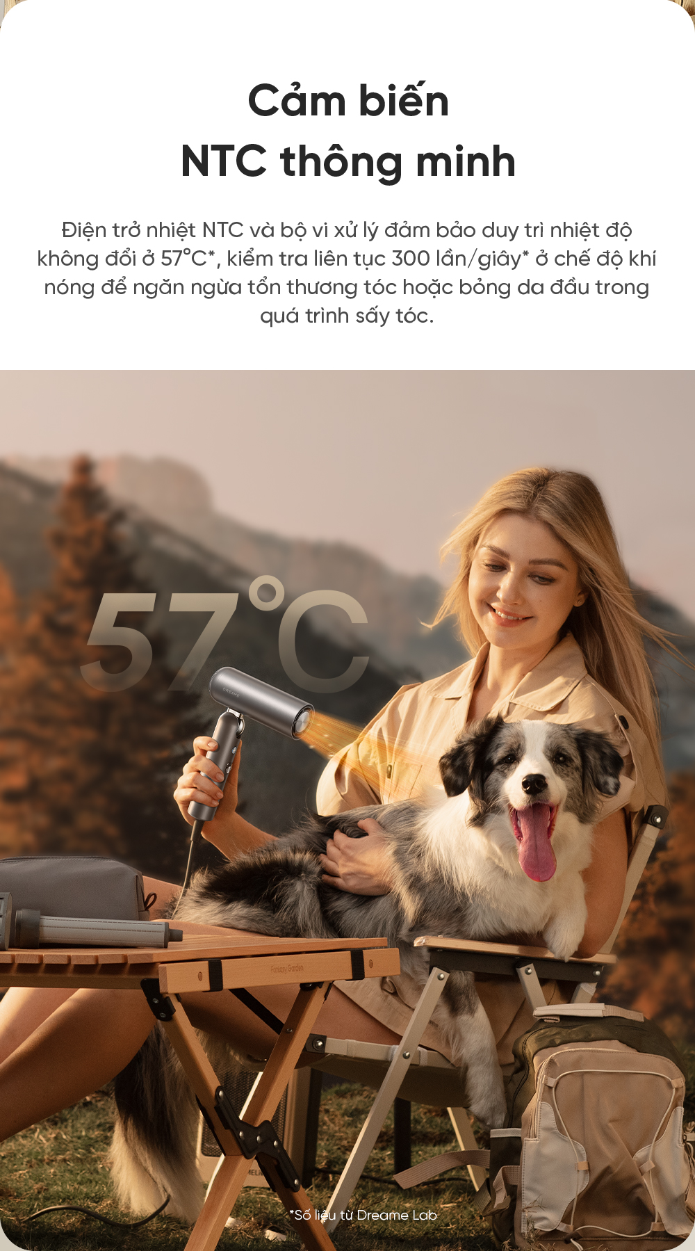 Mô tả Máy sấy và tạo kiểu gấp gọn Dreame Pocket - Hàng chính hãng - Bảo hành 24 tháng - 7