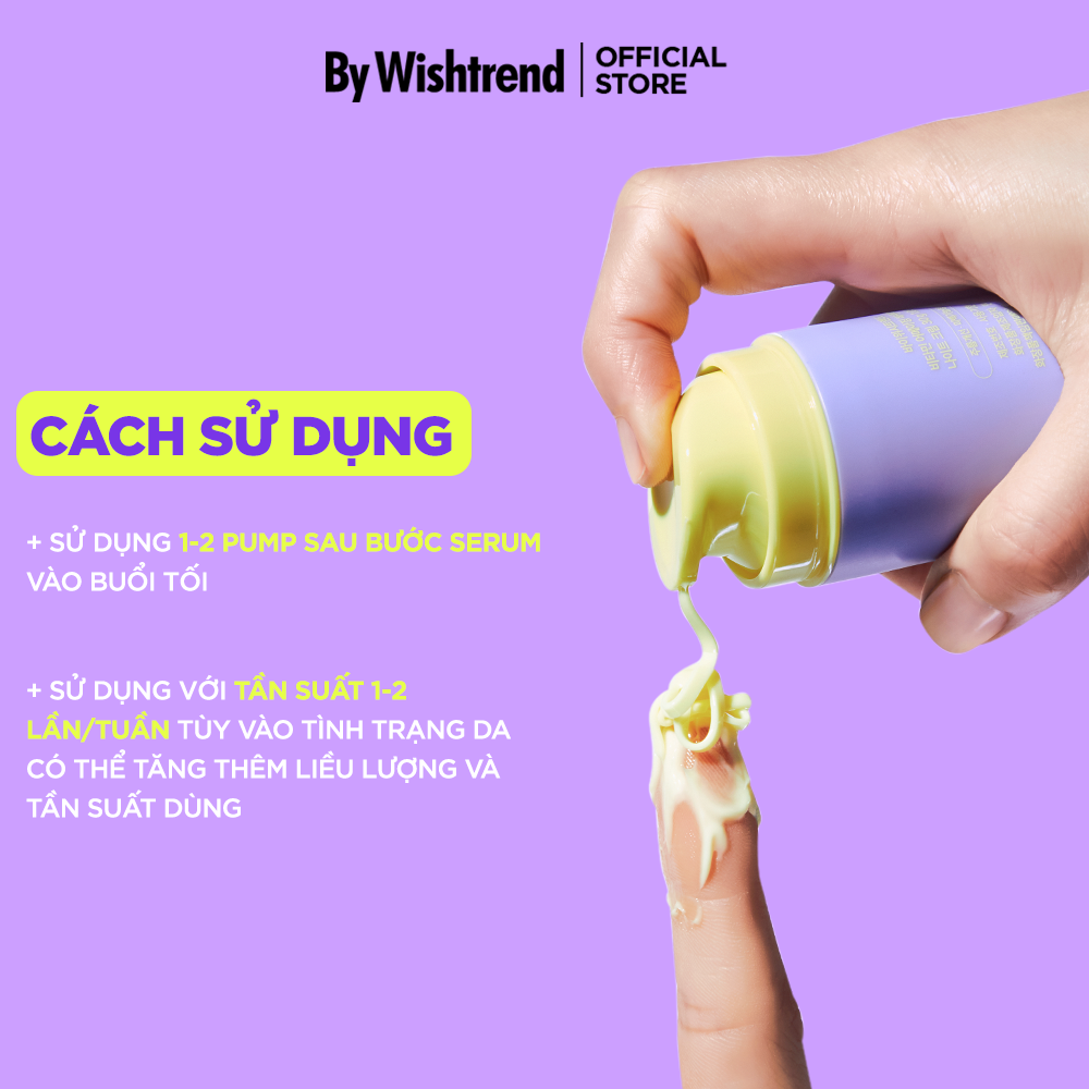 Mô tả Kem dưỡng hỗ trợ chống lão hóa, tái tạo căng bóng BAKUCHIOL SỐ 1 HÀN QUỐC By Wishtrend Vitamin A 10g - 4