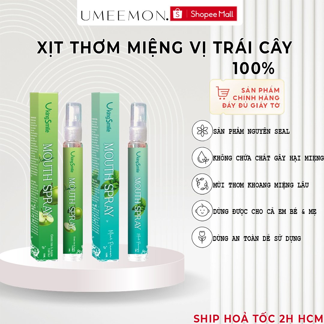 Xịt Thơm Miệng Lưu Hương Lâu: Giải Pháp Giúp Hơi Thở Tươi Mát Cả Ngày