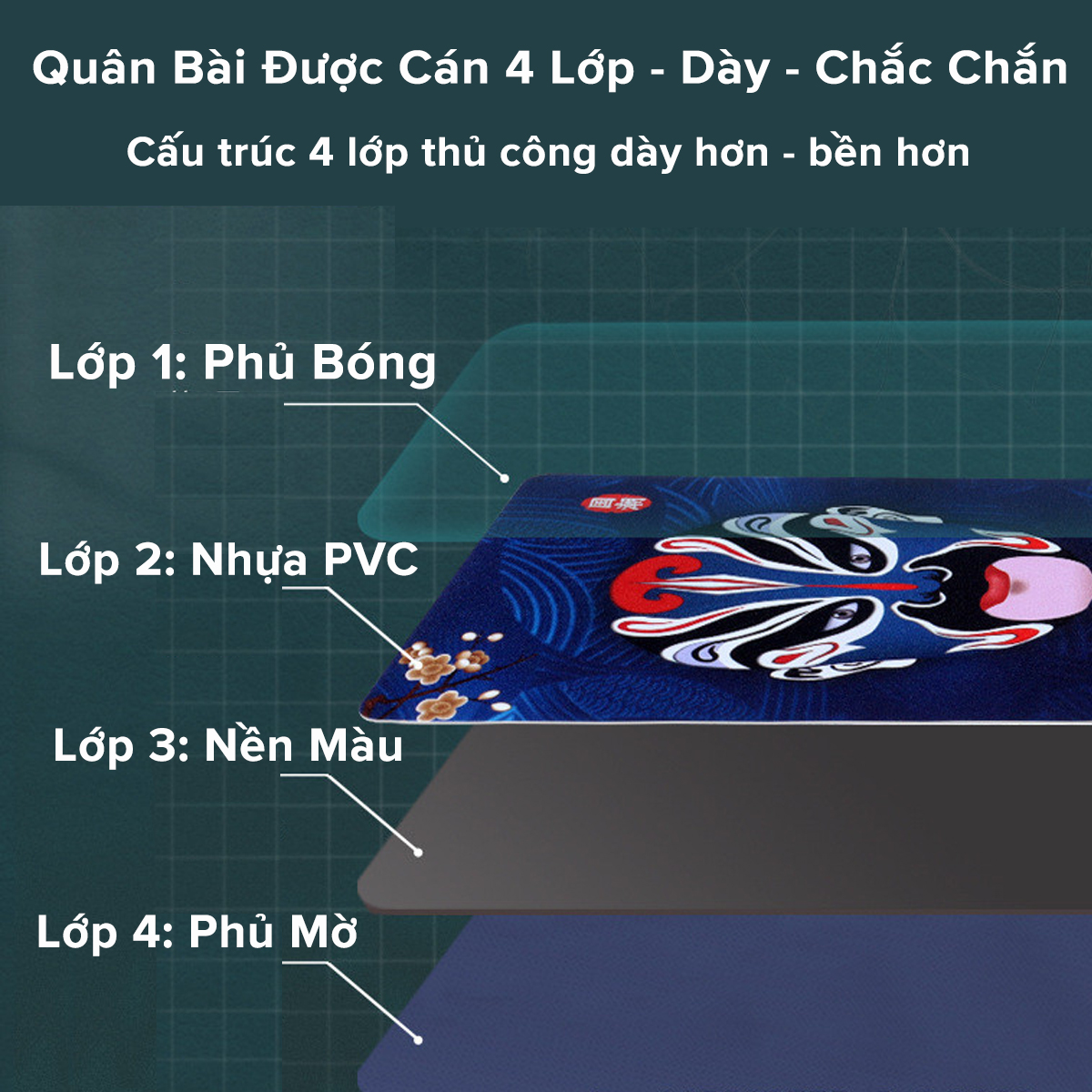 Bài Poker Mặt Nạ Chất Lượng Cao