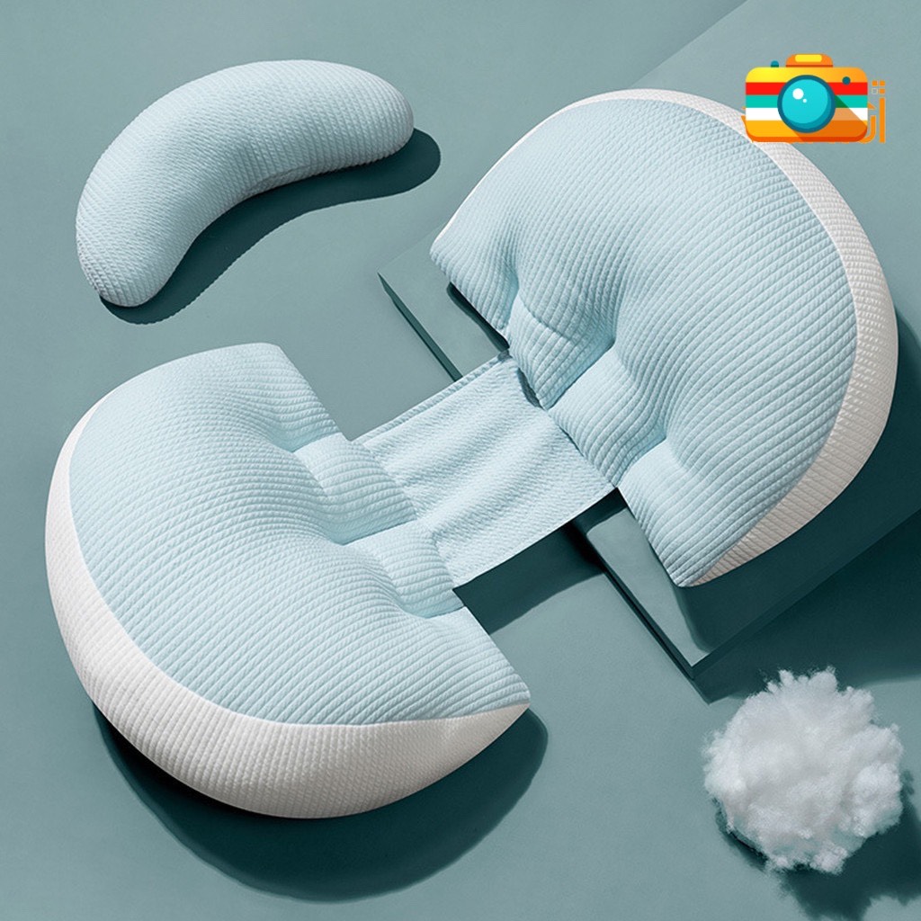 Mô tả Gối bà bầu cánh tiên cao cấp Kidsworld giảm tối đa đau lưng,tặng kèm gối phụ,hỗ trợ mẹ& bé ngủ ngon - 5