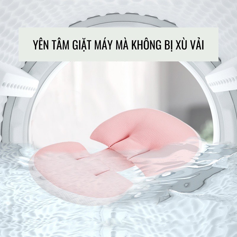 Mô tả Gối bà bầu cánh tiên cao cấp Kidsworld giảm tối đa đau lưng,tặng kèm gối phụ,hỗ trợ mẹ& bé ngủ ngon - 6