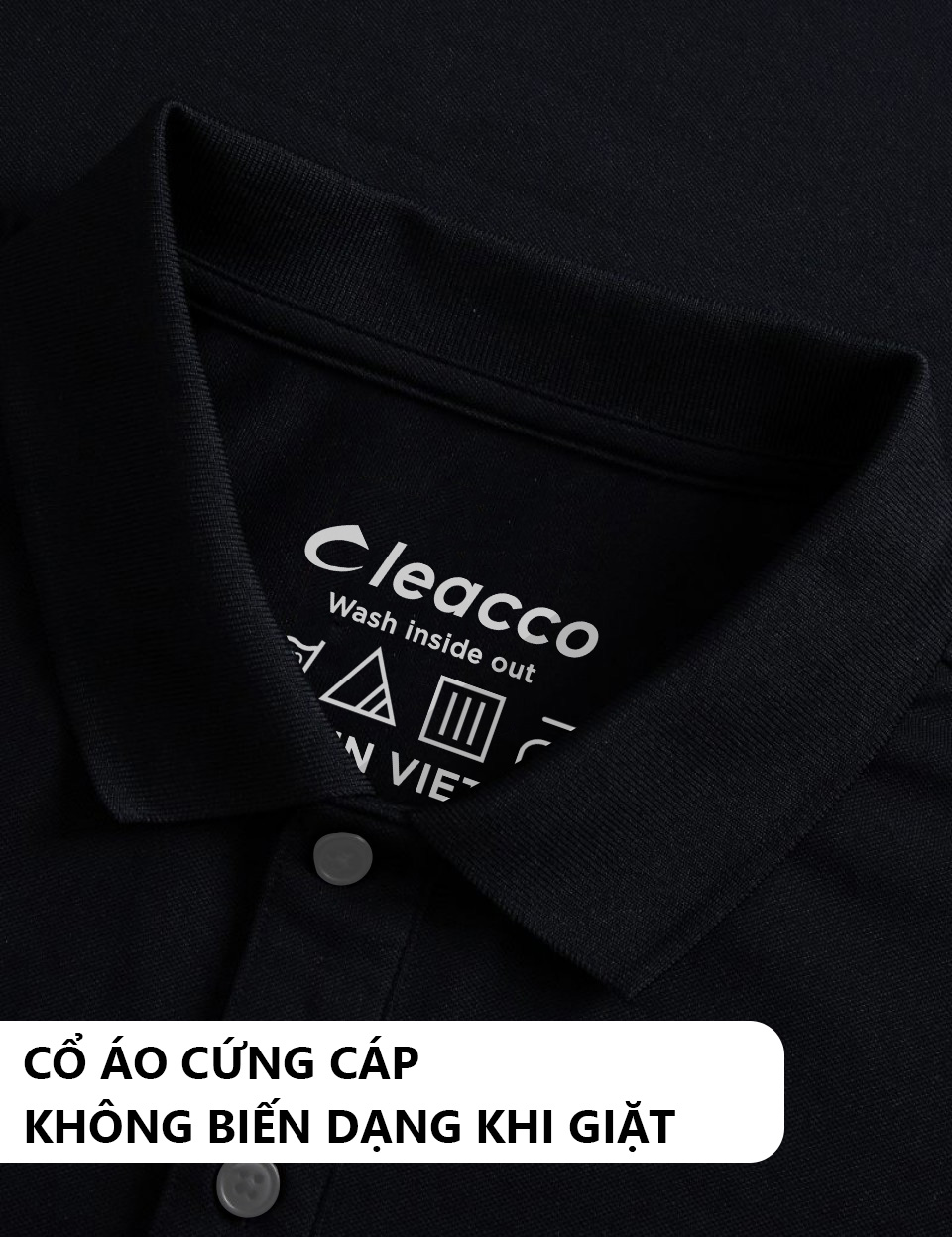 Mô tả Áo Polo Nam Siêu Ưu Đãi Áo Thun Polo Cổ Bẻ Chất Liệu Vải Poly Thái Giữ Form Dáng Cleacco N1F Boro Sport - 5