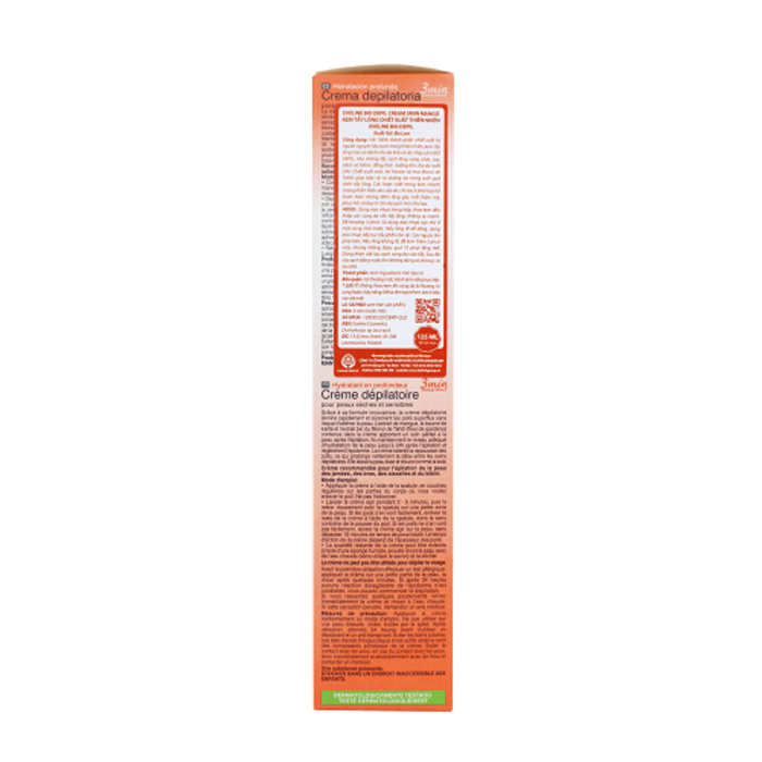 Mô tả Kem tẩy lông hữu cơ các vùng bio depil eveline hương xoài dành cho da khô 125ml - 2