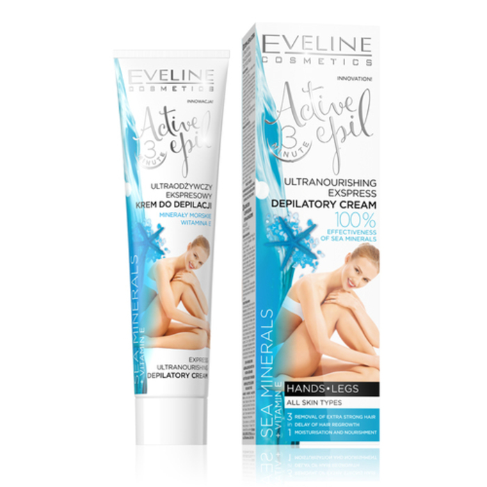 Mô tả Kem tẩy lông chiết xuất khoáng chất biển EVELINE ACTIVE 125ml - 1