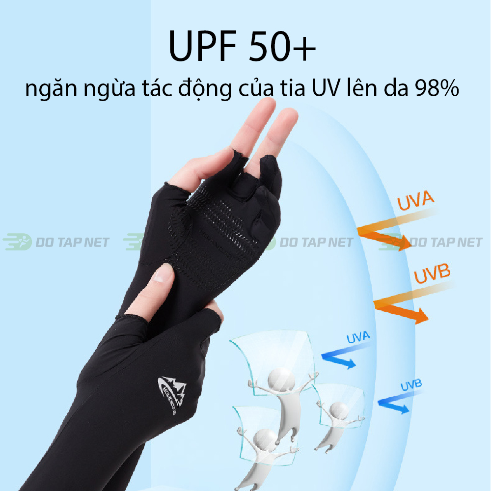 Mô tả Găng Tay Chống Nắng Thể Thao Cao Cấp MixSport Giảm Nhiệt Nhanh Chống Tia Cực Tím Cực Tốt, Chống Trượt XG32 - 4
