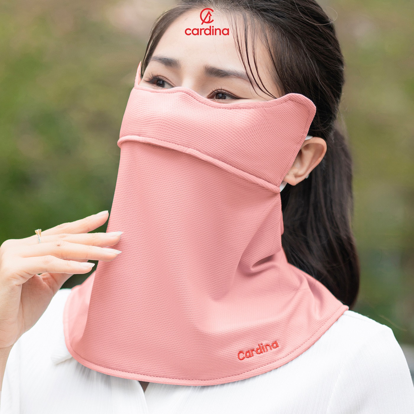 Mô tả Khẩu Trang 𝐂𝐀𝐑𝐃𝐈𝐍𝐀 Chất Aircool mát lạnh chống tia UV bản vải quây bảo vệ vùng cổ triệt để 4KTL03 - 6