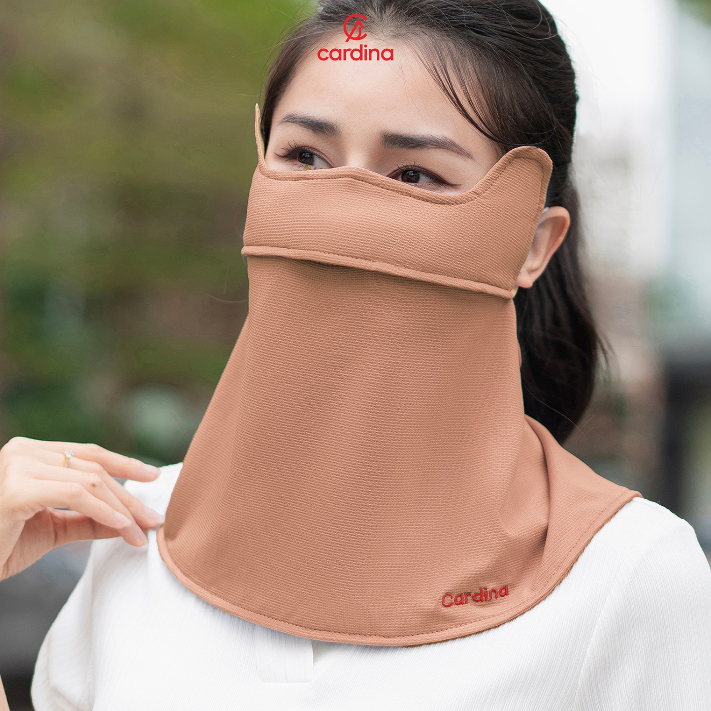 Mô tả Khẩu Trang 𝐂𝐀𝐑𝐃𝐈𝐍𝐀 Chất Aircool mát lạnh chống tia UV bản vải quây bảo vệ vùng cổ triệt để 4KTL03 - 7