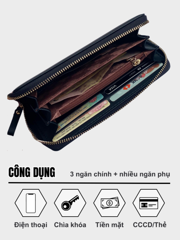 Ví Nữ Dài FOREVER YOUNG PFY08 - Chất Da