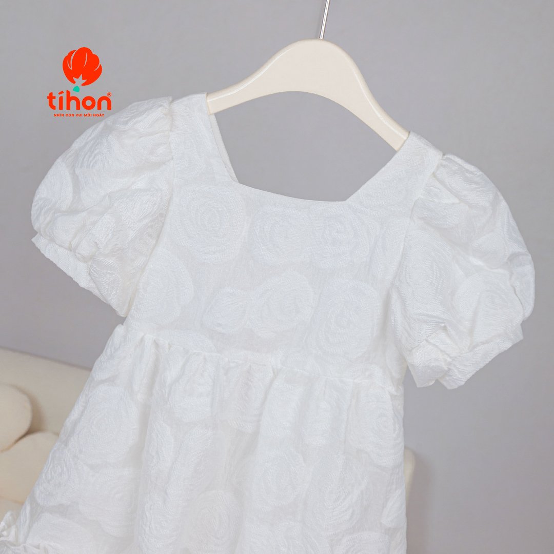 Mô tả Váy công chúa dáng xòe TIHON cao cấp chất liệu tơ xốp hoa mềm mịn VT0750649 - 5