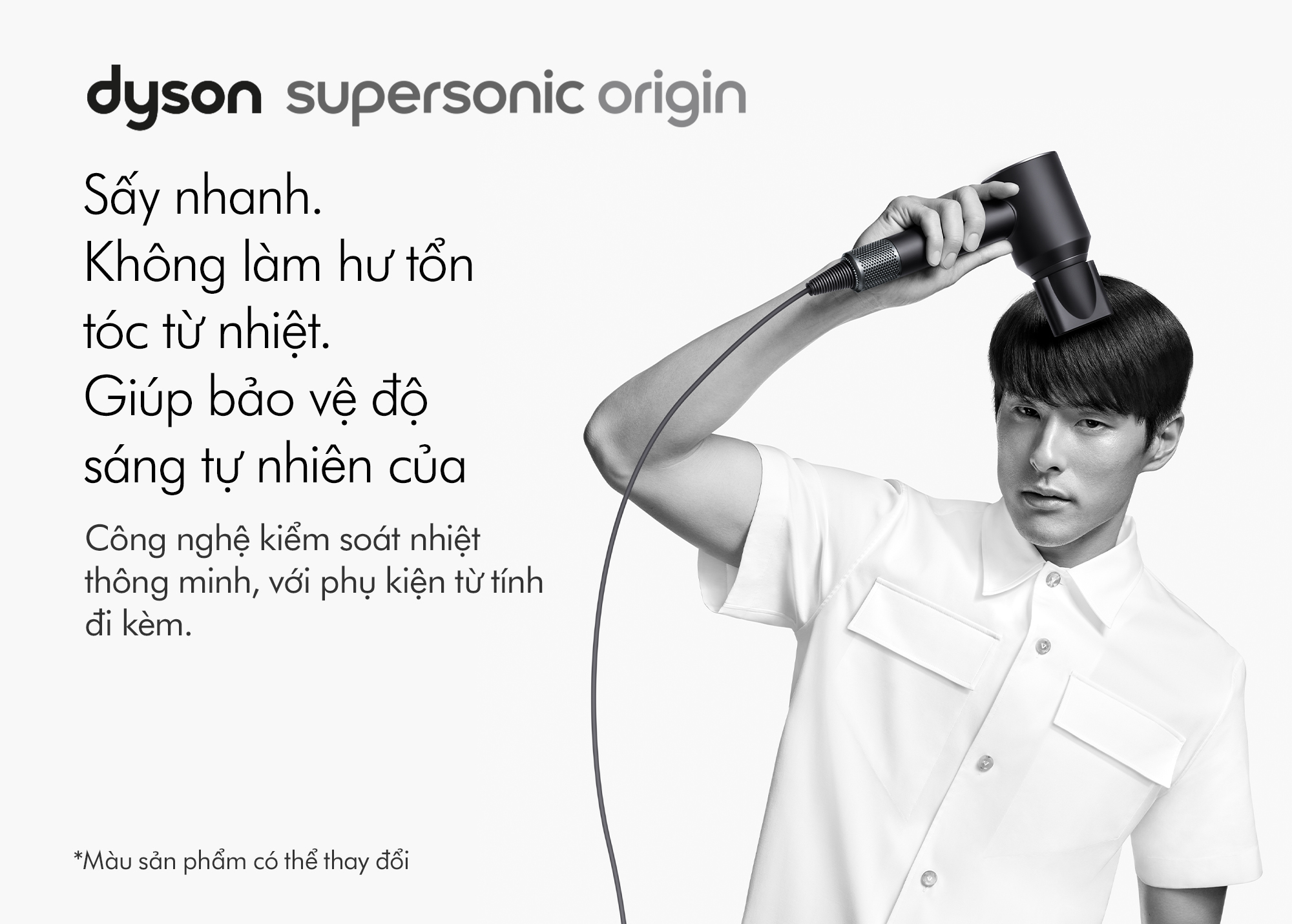 Mô tả Máy sấy tóc Dyson Supersonic ™ HD08 Lite (Đen Xám) - 1